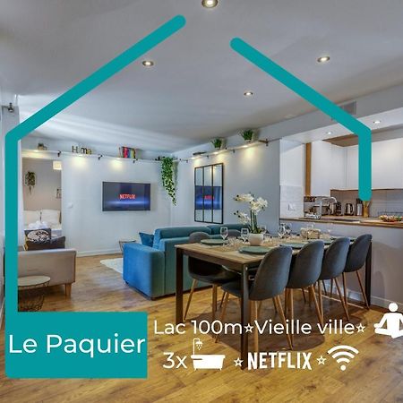 Le Paquier - Mycosyapart, Vieille Ville, Calme, Lac 100M, Netflix Annecy Eksteriør bilde